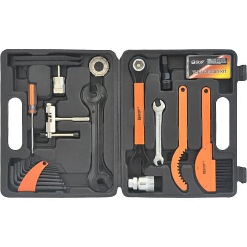 BOY Bicycle Toolbox Multi-Function Tool Set Bicycle Repair Removal Tool Mountain Bike Tools Mtb Bicycle Tool Kit Wheel Repair