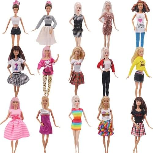 New Doll Clothes 1 Pieces For Barbies Miniskirts/Suit Icluding Outing Skirt/Performance Skirt/Party Skirt Best Gift For Children