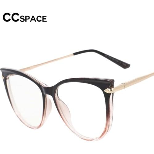 53193 Cat Eye Blue Light Blocking TR90 Ladies Eyewear Decorative Vintage Gaming Womens Computer Glasses