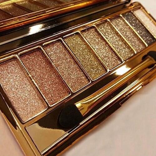 9 colors Fashion Eyeshadow Palette Matte Eyeshadow Glitter Eye Shadow Makeup Cosmetics For Women Wholesale Nude Shades