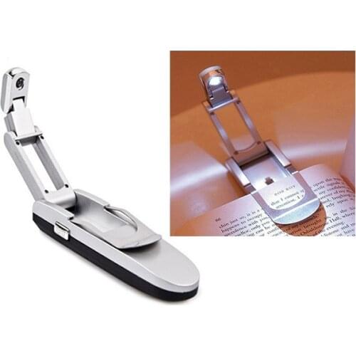 Hot Sale Mini Robotic Clip Foldable LED music stand light for Kindle ereaders with high quality