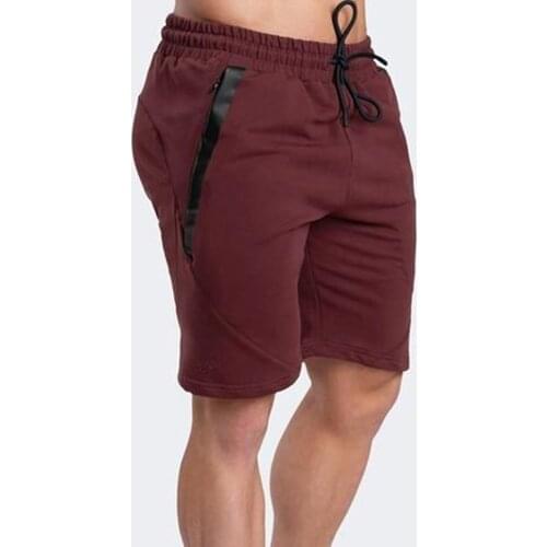 New Men Running Sport Shorts Gym Fitness Workout Training Sportswear Male Short Pants Knee Length sports Sweatpants Bottoms