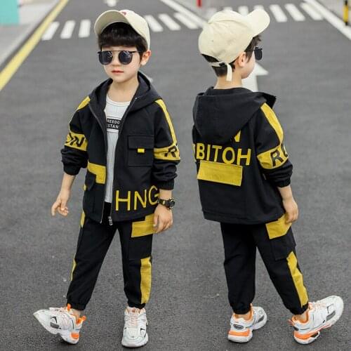 Fashion Toddler Baby Boy Girls Casual Clothes Set Outfits Spring Autumn Boys Sports Clothes Tracksuit Suits For Kid Clothing