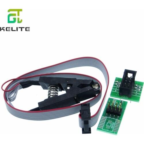 High quality SOIC8 SOP8 Test Clip For EEPROM 93CXX/25CXX/24CXX in-circuit programming on USB Programmer TL866CS TL866A EZP2010