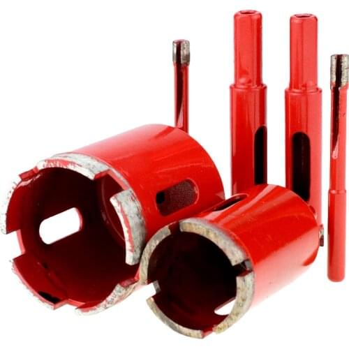 1PC 6-100mm Marble Opener Diamond Core Bit Hole Saw Drill Bit For Marble Granite Brick Tile Ceramic Concrete Drilling