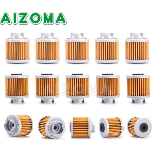 15PCS Pit Bike Oil Filter 15412-HB6-003 For Honda ATC125M TRX125 Daytona Anima 150-190 4V CB50R DREAM 50R SSR Engine Oil Cleaner