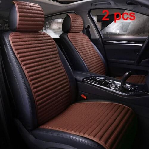 2 pcs car seat cover mat Protect car seat cushion Four Seasons General Anti Slip Seat Protector car Interior accessories