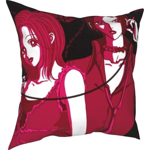 Nana Osaki Anime Pillowcase Printed Fabric Cushion Cover Decorations Pillow Case Cover Home Square 45*45cm