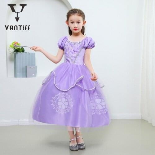 Hot Cake New Cute Halloween Costumes Children Princess Dress Little Kids Dresses for Girls Ball Gown
