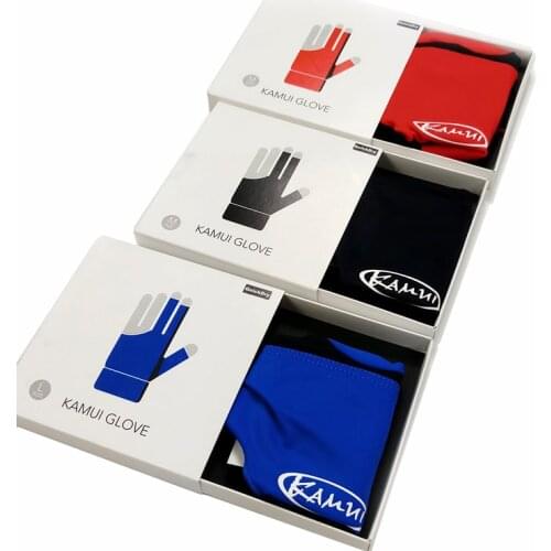 Single 1pc Original Kamui gloves 3colors Billiard Pool Gloves high qaulity with high elastic Billiard accessories