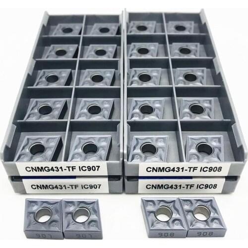 CNMG120404 TF IC907 IC908 External turning tool cutting insert CNMG 120404 Carbide insert lathe parts tool turning insert CNMG