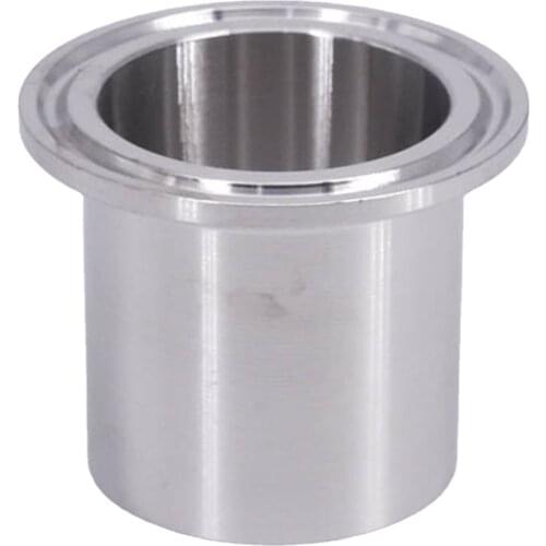 3A 28.6/40mm Height 19/25/32/38/45/51/63/76/89/102/108mm Pipe OD Butt Weld 1.5"-4" Tri Clamp Ferrule SUS304 Sanitary Homebrew