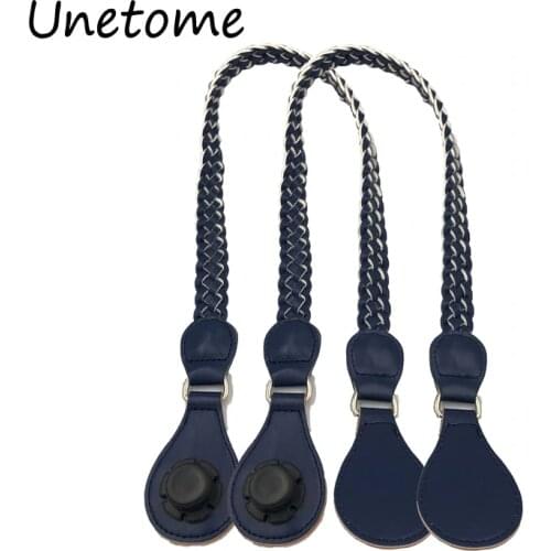 Unetome Colorful Weave Belt Handle for Classic Mini Size City Chic Obag Basket Bucket Women Handbag O Bag