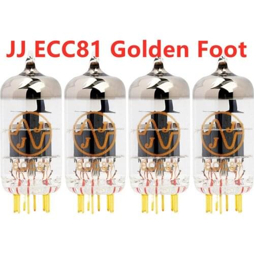 Vacuum Tube JJ ECC81 Golden Foot Replace 12AT7 6201 whole signal tube Factory Test And Match
