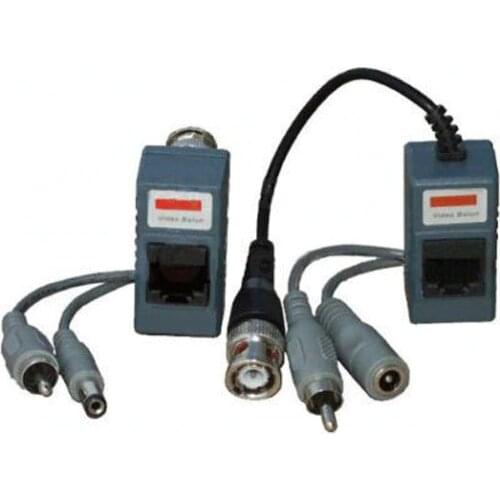 Power Video Balun UTP Network Transceiver twisted-pair Balun BNC for CCTV Camera