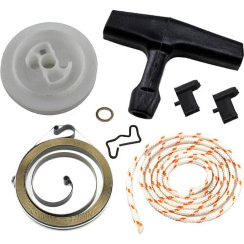 Set of Recoil Rewind Starter Handle Rope Pulley Springs For Stihl 034 036 044 046 MS340 MS360 MS440 MS460 Chainsaw