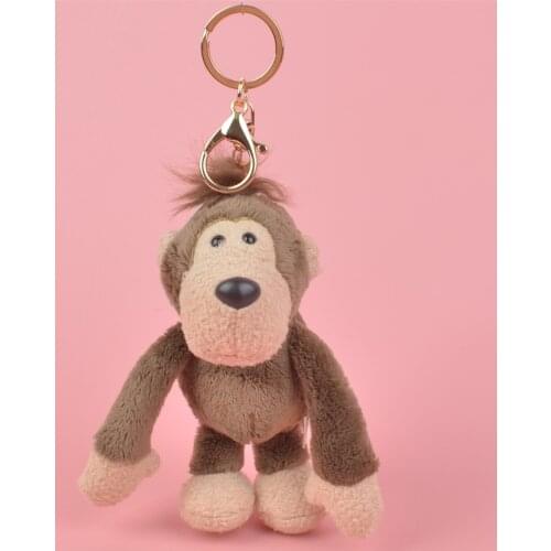 1pcs Cute Stuffed Doll Jungle Brother Tiger Elephant Monkey Lion Giraffe Plush Animal Toy Best Gifts for Kids