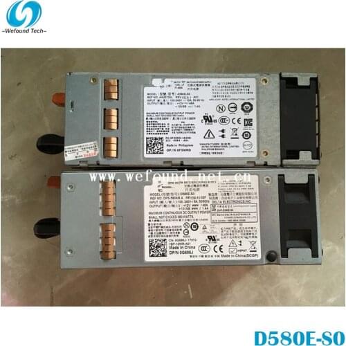 100% working server power supply For T410 580W G686J 0G686J D580E-S0 Fully tested