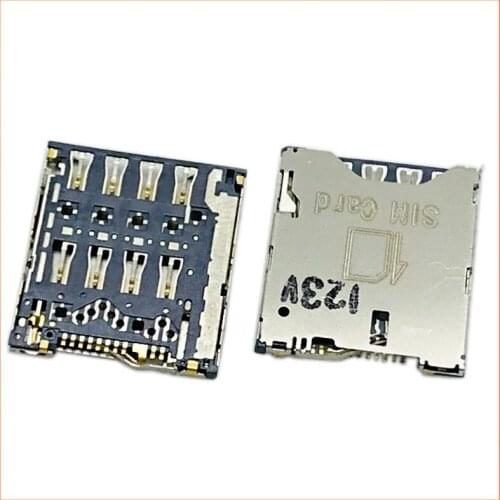 10x For HTC ones G520e Micro SIM Card 8 PIN Slot Tray Holder Socket Connector Adapter Reader Motherboard Replacement Smartphone