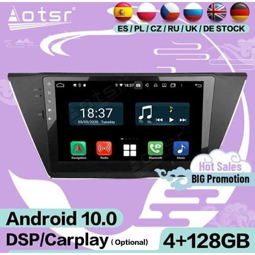 128G Carplay Screen Multimedia Stereo Android Player For VW Touran 2015 2016 2017 GPS Navigation Audio Radio Receiver Head Unit