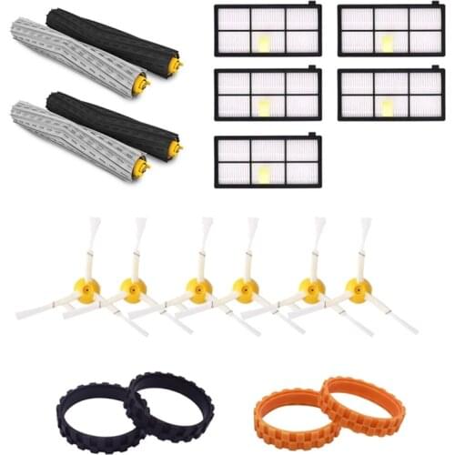 19Pcs Main Brush Hepa Filter Side Brush Kit for IRobot Roomba 800 900 Series 870 880 980 Vacuum Cleaner Robot Parts
