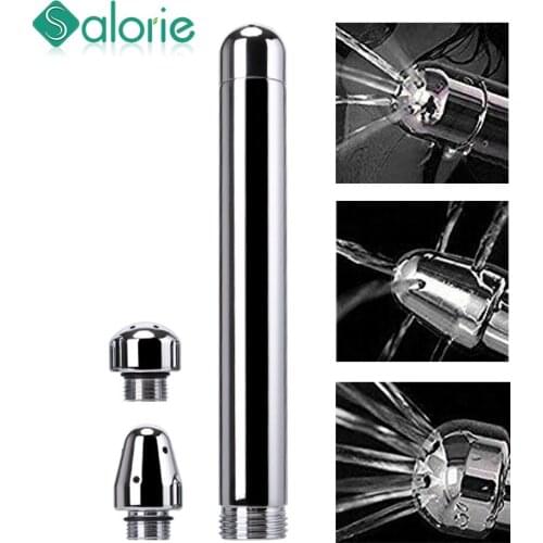 3 Styles Head ANAL Enema Cleaning Shower Stainless Steel Colonic Douche Nozzle Vaginal Wash Anal Cleaner Butt Plugs