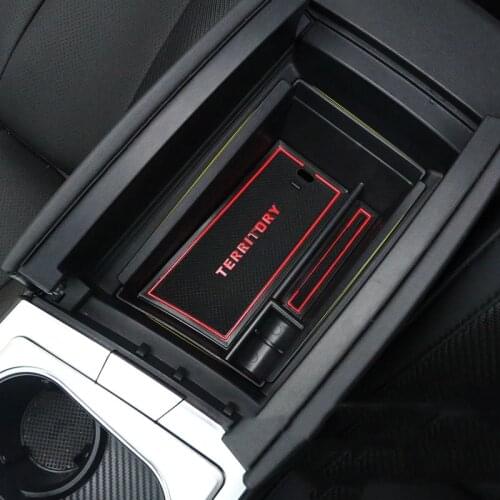 Lsrtw2017 Car Center Console Armrest Plate Storage Box Decoration for Ford Territory 2019 2020 2021 Interior Accessories Auto