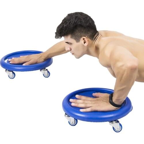 Unisex Abdominal Trainer Four Wheel Ab Roller Home Gym Muscle Training Workout Core Abdominal Plate Fitness Exercise Equipment