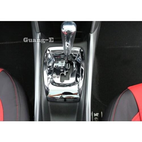 For Peugeot 2008 2014 2015 2016 2017 Car Stick Lamp Central Front Shift Stall Engine Start Stop Ignition Key Ring Frame 2pcs