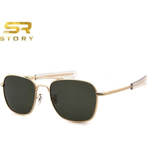 STORY metal temples fashion pilot Sunglasses men polarized Sun Glasses high quality shades eyewear UV400