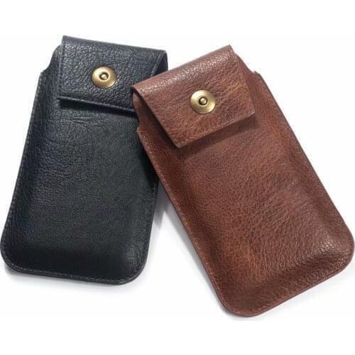 Mobile Phone Retro Wallet Bag Leather Case for Honor 50 Pro Play 5T V40 Lite X20 SE 10X Lite Holster Bag Outdoor Waist Bag Case