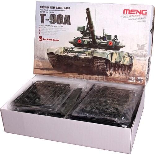 3G model. Military assembled tank model, ts-006, Russian t90a land tiger 1 / 35