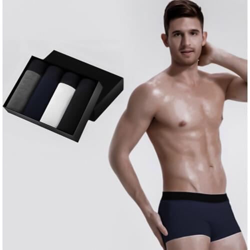 Mens Sports Cotton Briefs Boxer Briefs Breathable Fitness Running Comfort Solid Color Breathable Plus Boxer Briefs Shorts