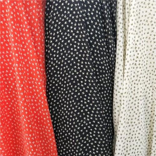 Chiffon Scarf Fabric Print Fabric Soft Bridal Dress Skirt Material Fabric