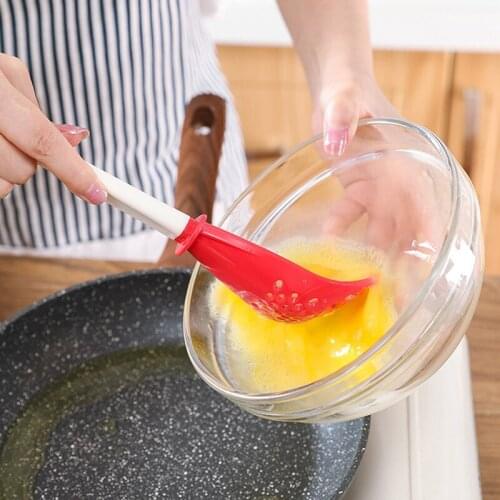 New 1Pcs Multifunction Kitchen Cooking Spoon Heat Resistant Hanging Hole Innovative Potato Garlic Press Colander Spoon