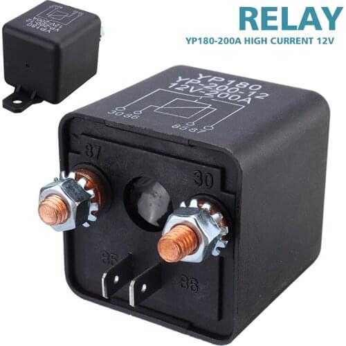 Starting Relay YP180-200A 200A 12V Power Car Automotive Relay Big Heavy High Current Load Duty Starter Start Relays