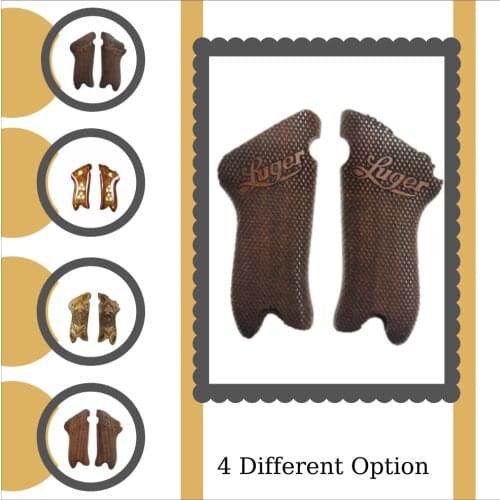 Luger P-08 Roller Laser Cut Custom Grips Mod.4