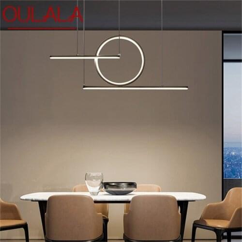 OULALA Nordic Pendant Lights Gold Contemporary Creative Decoration LED Fixture For Home Living Room