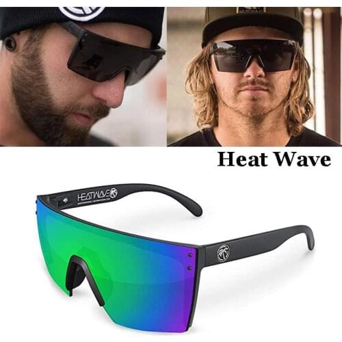 2021 Fashion Men Luxury Heat Wave Square Pilot Sunglasses For Women Vintage Sport Driving Brand Design Sun Glasses Oculos De Sol
