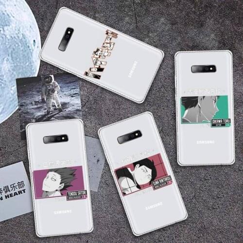 Japan Anime Volleyball Boy HaikyuuTransparent for Samsung A71 S9 10 20 HUAWEI p30 40 honor 10i 8x xiaomi note 8 Pro 10t 11