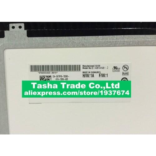 B140HAN01.2 AUO AU Optronics LCD Laptop Screen Matte eDP 30pin New Original High Quality For HP Elitebook 1040 G2