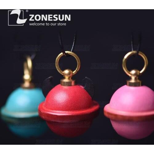 ZONESUN Plastic DIY Leather Bell Shaped Mold Handcraft Tools Molding Leather Punching Die Cuts Leathercraft Tool Sets