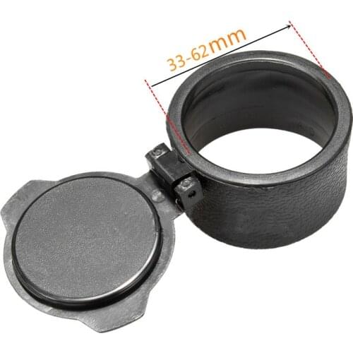33-62mm For Hunting Sight cover Caliber Rifle Scope Mount Quick Flip Spring Up Open Lens Cover Cap Eye Protect Objective Cap P20