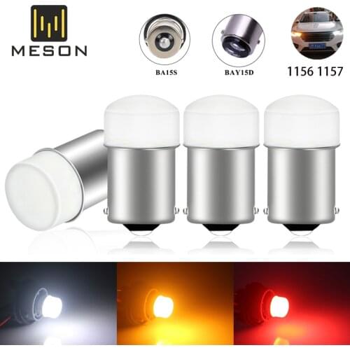 4Pcs 1156 BA15S P21W Led Bulbs 1157 BAY15D P21/5W Led Light R5W R10W Car Fog Lights DRL Turn Signal Lamp 12V White Red Yellow