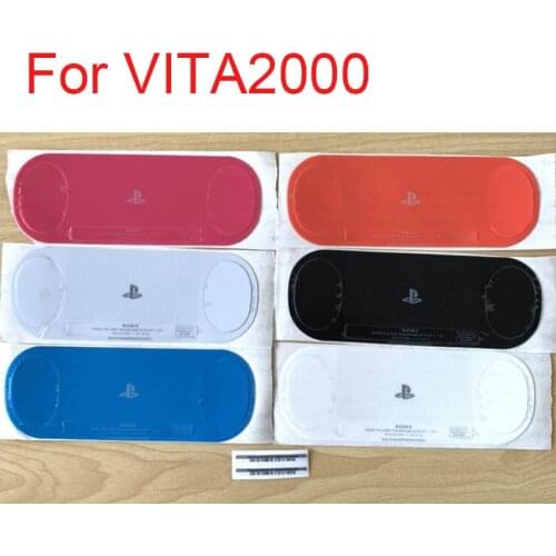 7 Colors Touchpad Shell Case Label stickers for Psvita 2000 PSV 2XXX Console back Cover Sticker