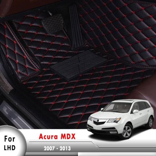 Car Floor Mats For Acura MDX 2007 2008 2009 2010 2011 2012 2013 (5 seats) Rugs Dash Mats Auto Interior Carpet Accessories