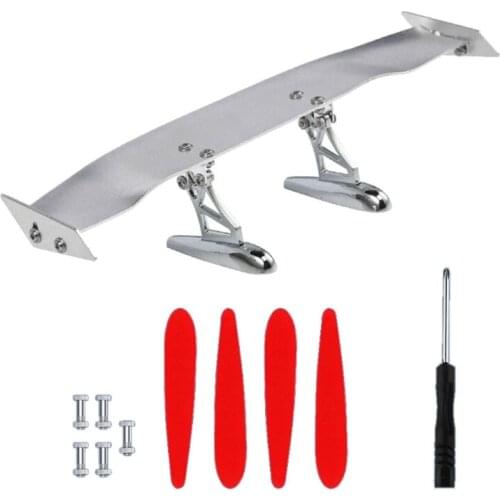 Car Metal Rear Roof Spoiler Trunk Roof Trim Lip Spoiler Tail Tailgate Boot Lid Wing Modified Styling Kits Accessories