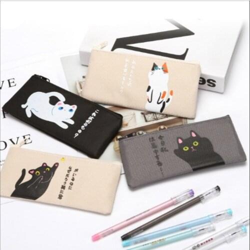 Pencil Case Creative Lovely Oxford Waterproof Pen Bag Can Print Gifts Cute Pen Bags