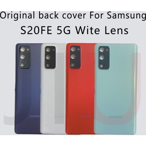SAMSUNG Galaxy S20 FE 5G Back Glass Battery Cover Rear Door Housing Case For SAMSUNG S20fe 5G Back Glass Cover