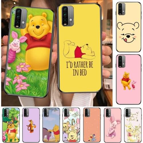 Disney Better Winnie Bear Phone Case For XiaoMi Redmi 11 lite 9C 8A 7A Pro 10T 5G Cover Mi 10 Ultra Poco M3 X3 NFC 8 SE cover